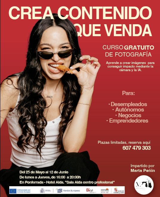 Curso gratuito de fotografía en Ponferrada