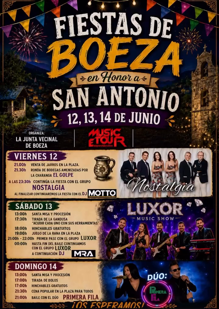 Fiestas de Boeza 2026