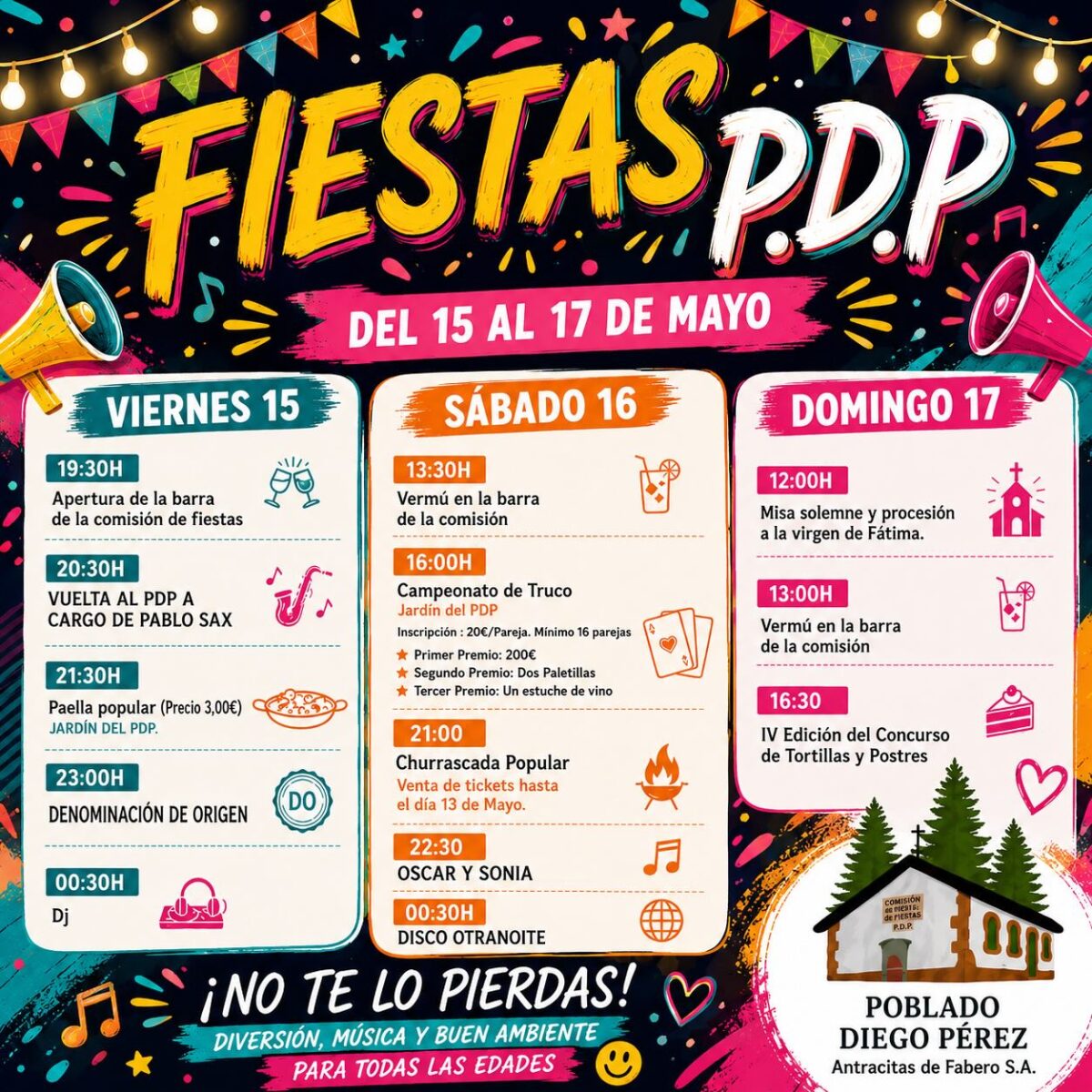 Fiestas de Poblado Diego Perez en Fabero 2026