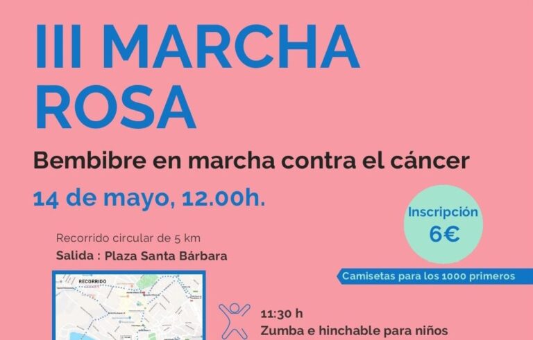 III Marcha Rosa contra el cáncer en Bembibre