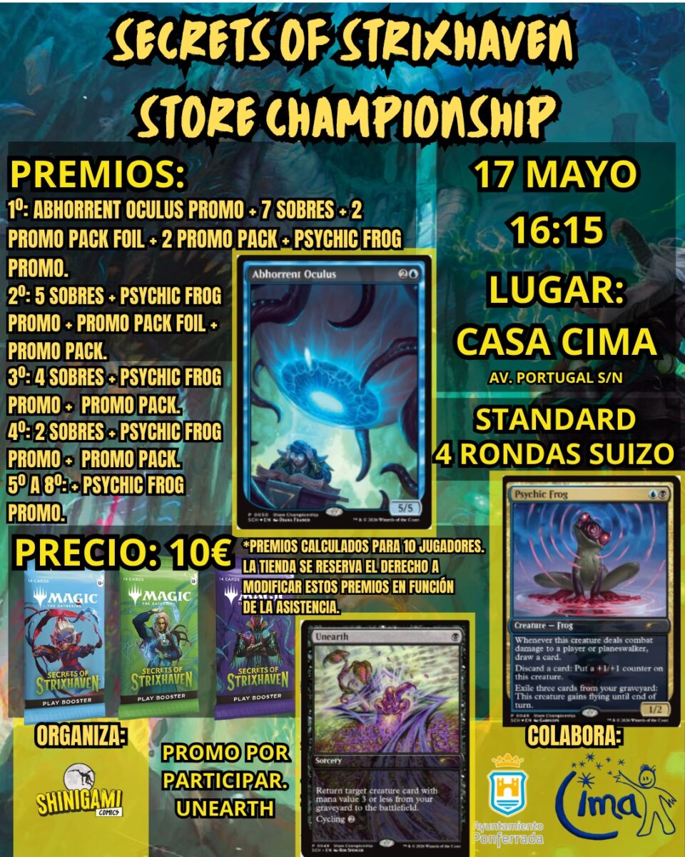 Torneo Magic. Secrets Of Strixhaven (17 mayo)