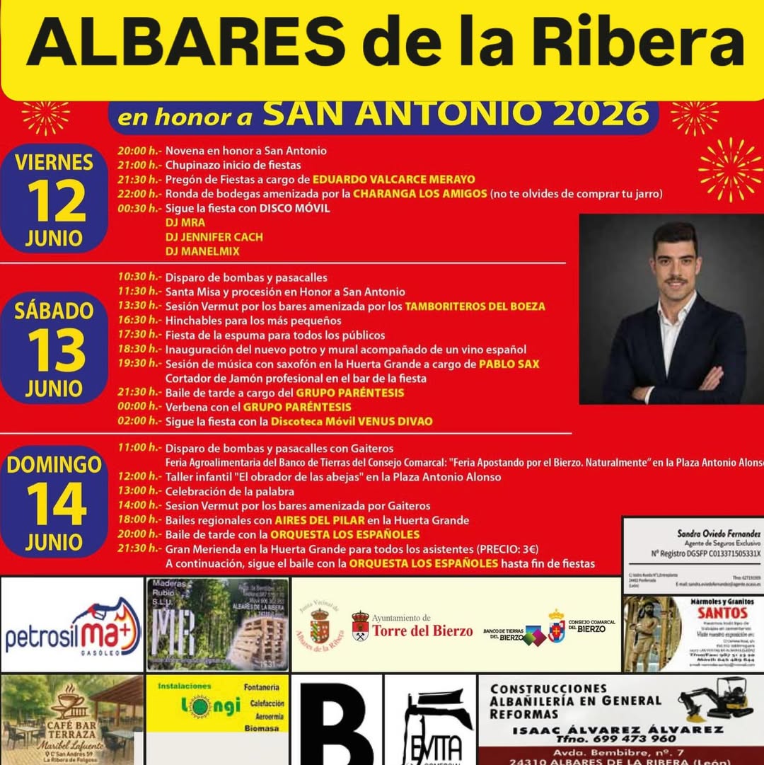 fiestas de San Antonio en Albares de la Ribera