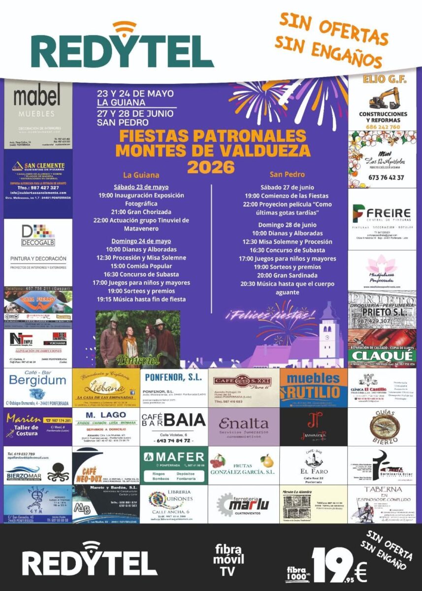 montes de valdueza fiestas 2026