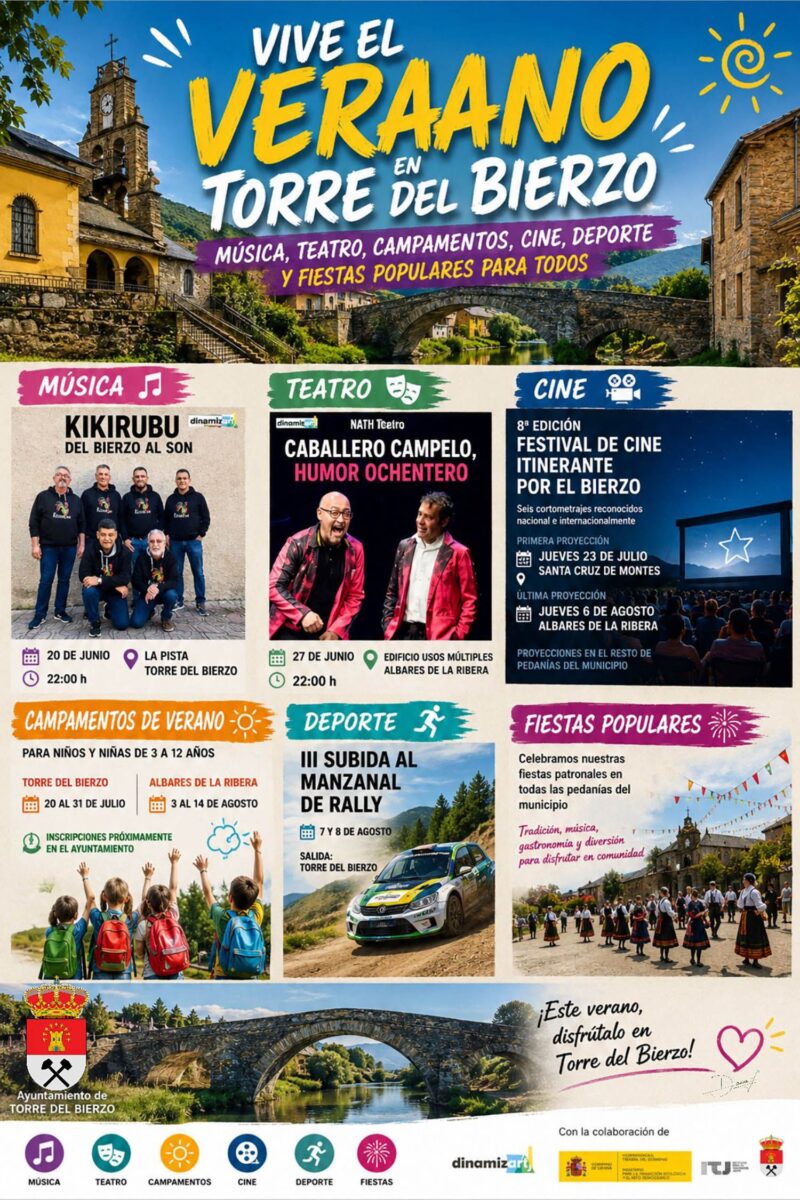 actividades de verano torre del bierzo