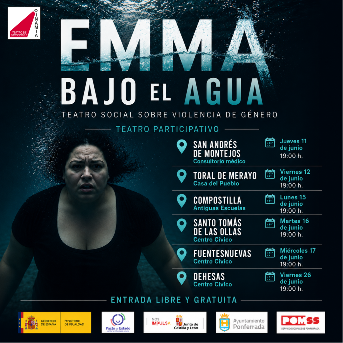 cartel emma bajo el agua general redes