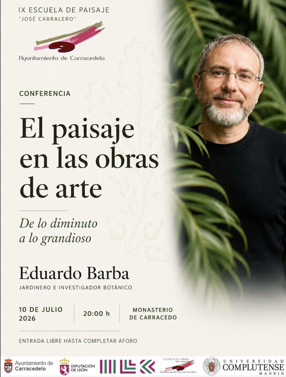 Conferencia de Eduardo Barba sobre arte y paisaje en Carracedo