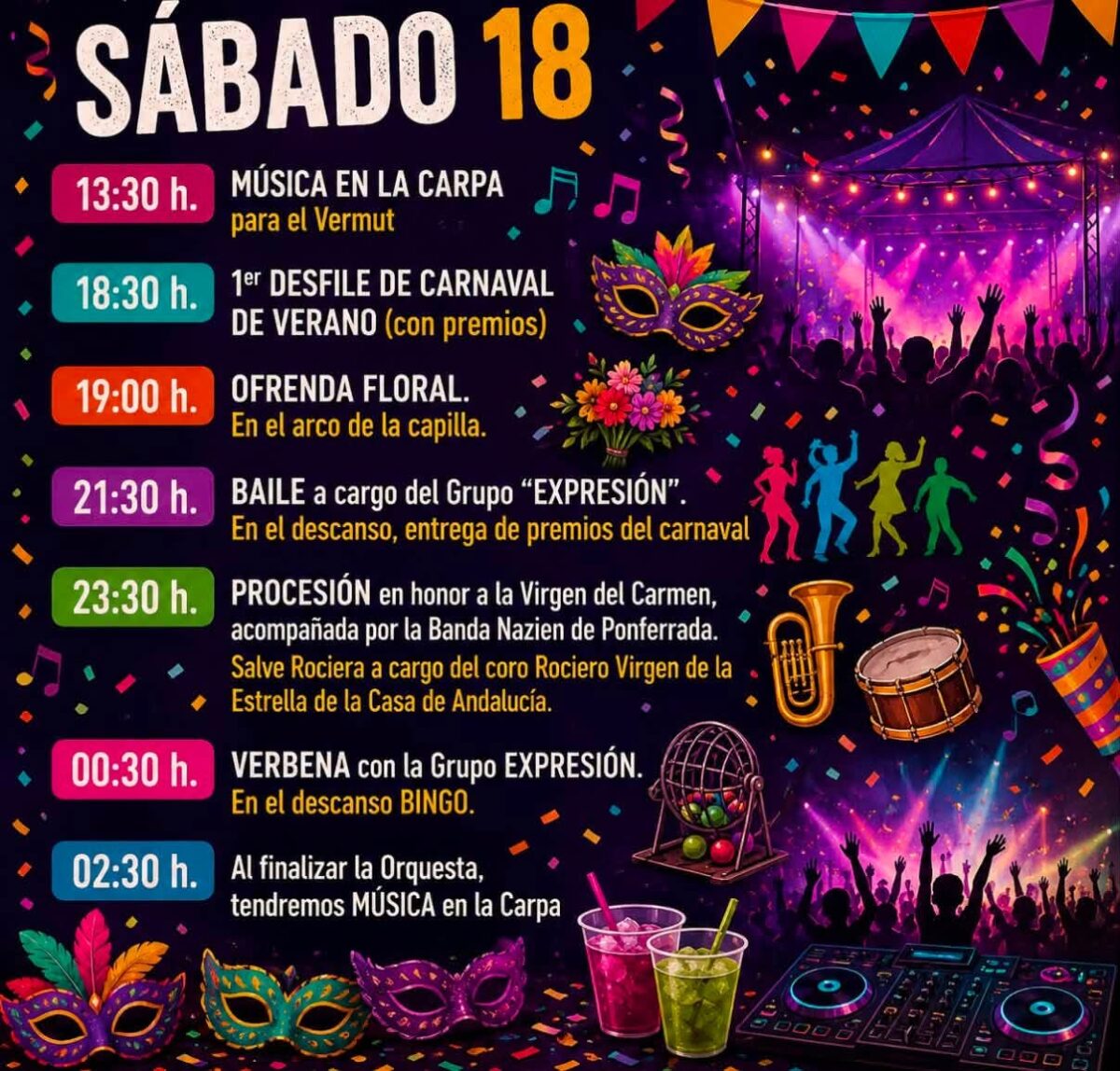 Fiestas de la placa 2026