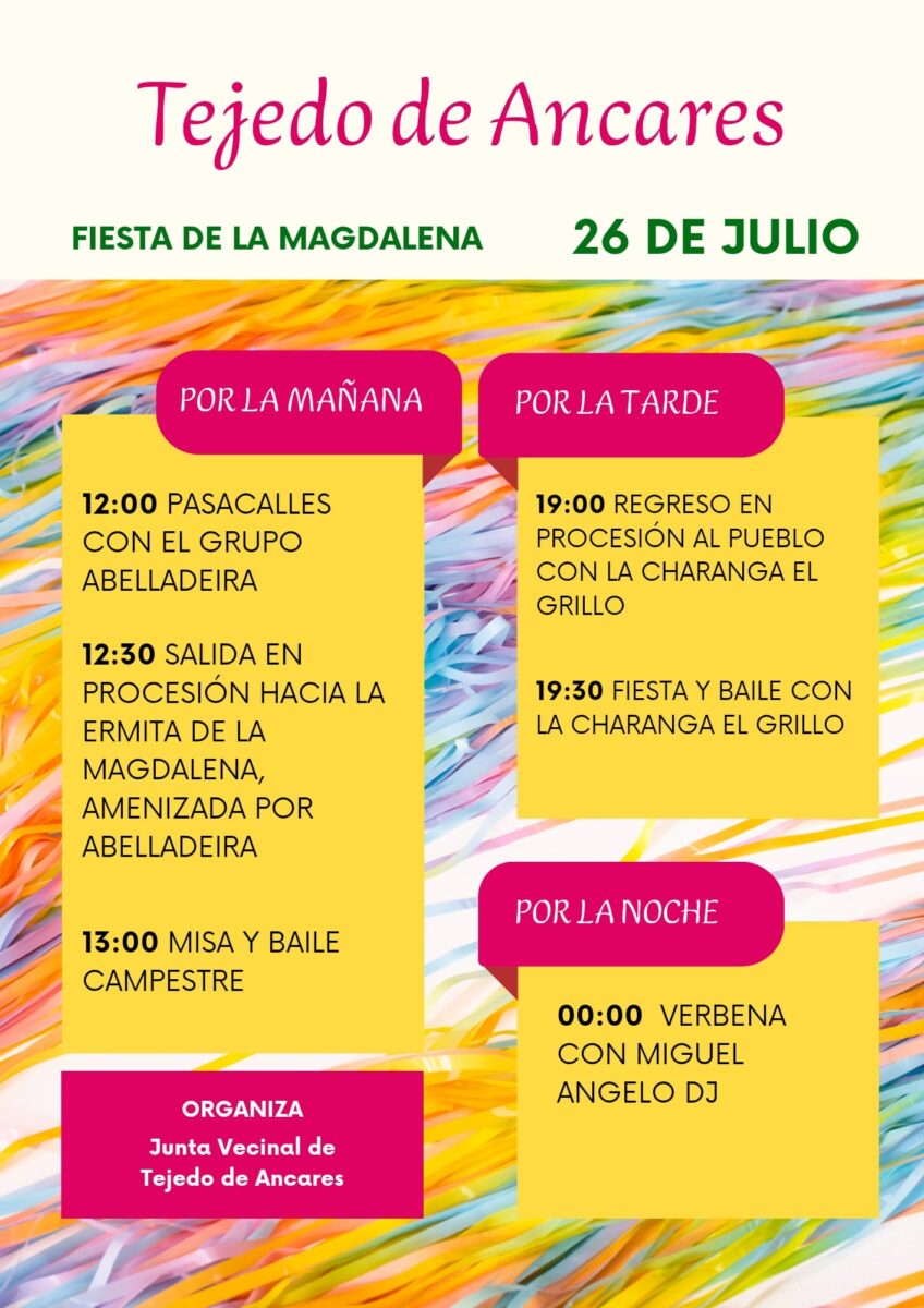 fiestas de tejedo de ancares 2026