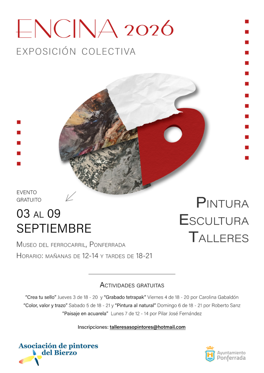 Exposición y talleres de pintura por la Encina