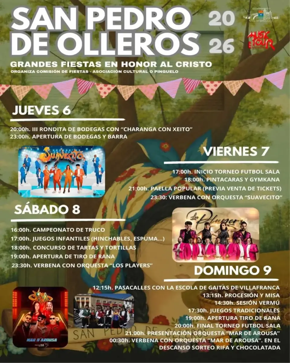 Fiestas del Cristo en San Pedro de Olleros 2026