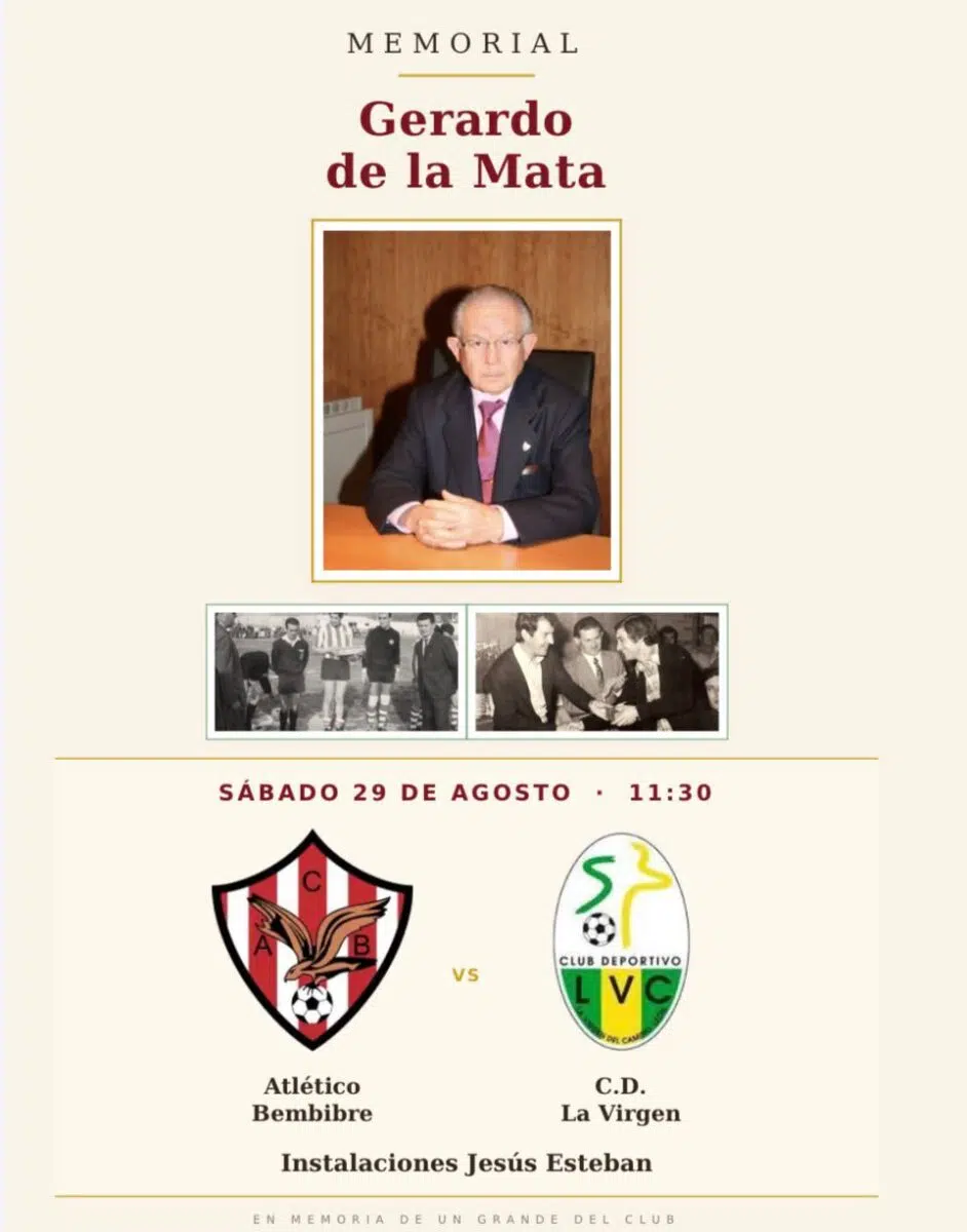 cartel Memorial Gerardo de la Mata