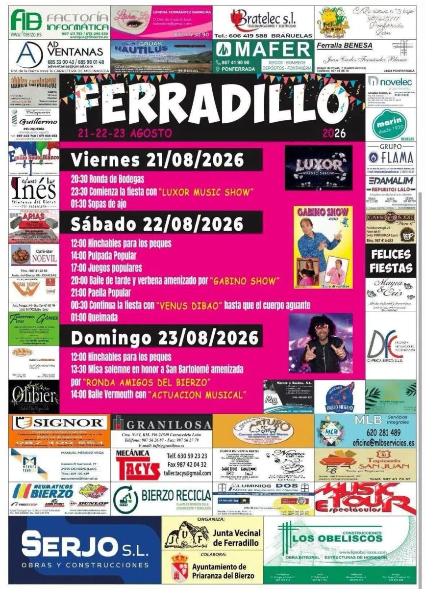 fiestas de ferradillo 2026