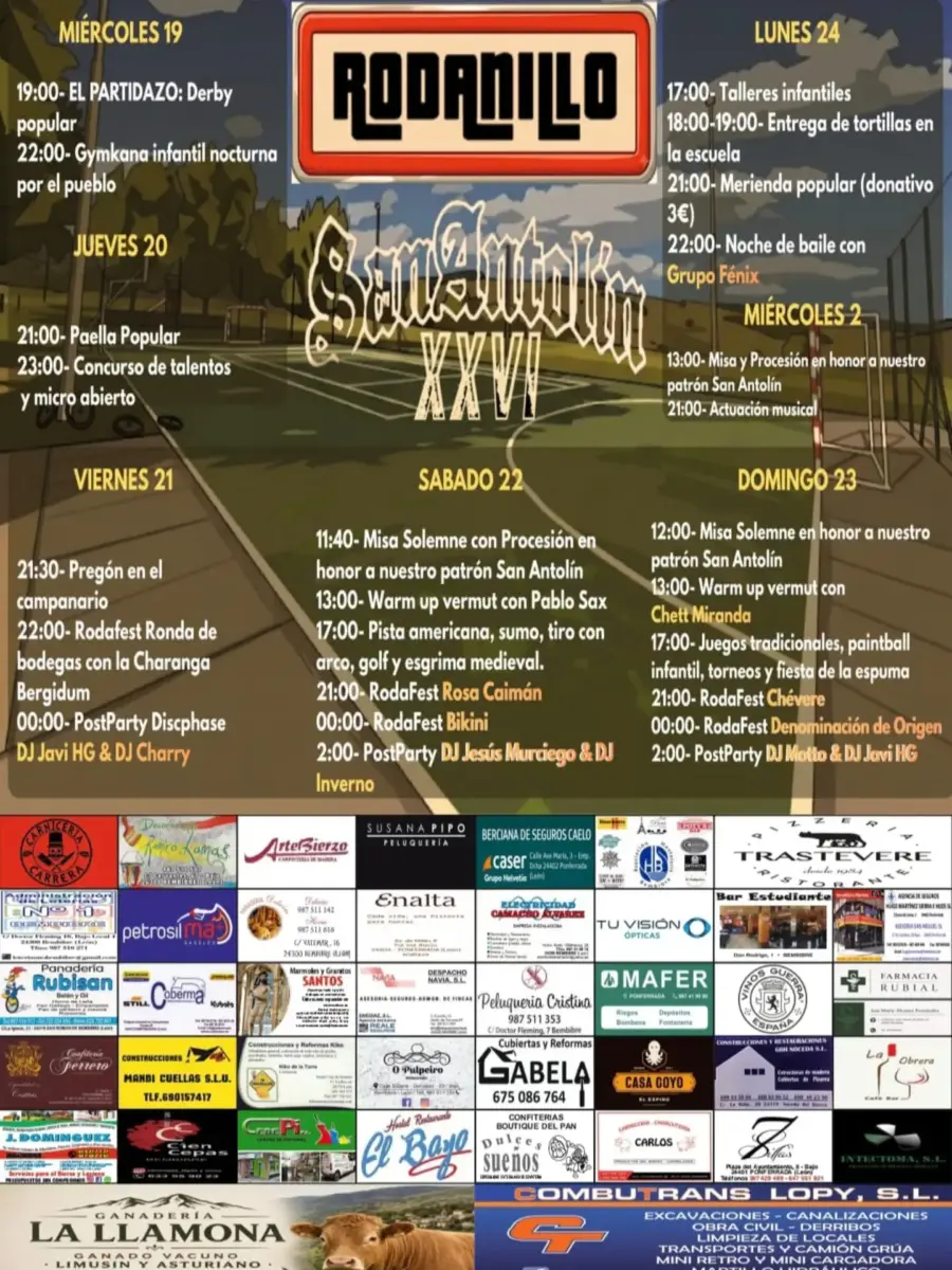 fiestas de rodanillo 2026