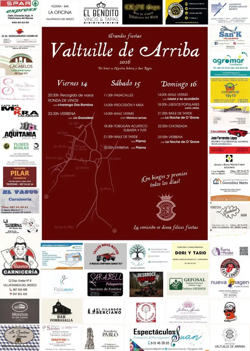 fiestas de valtuille de arriba