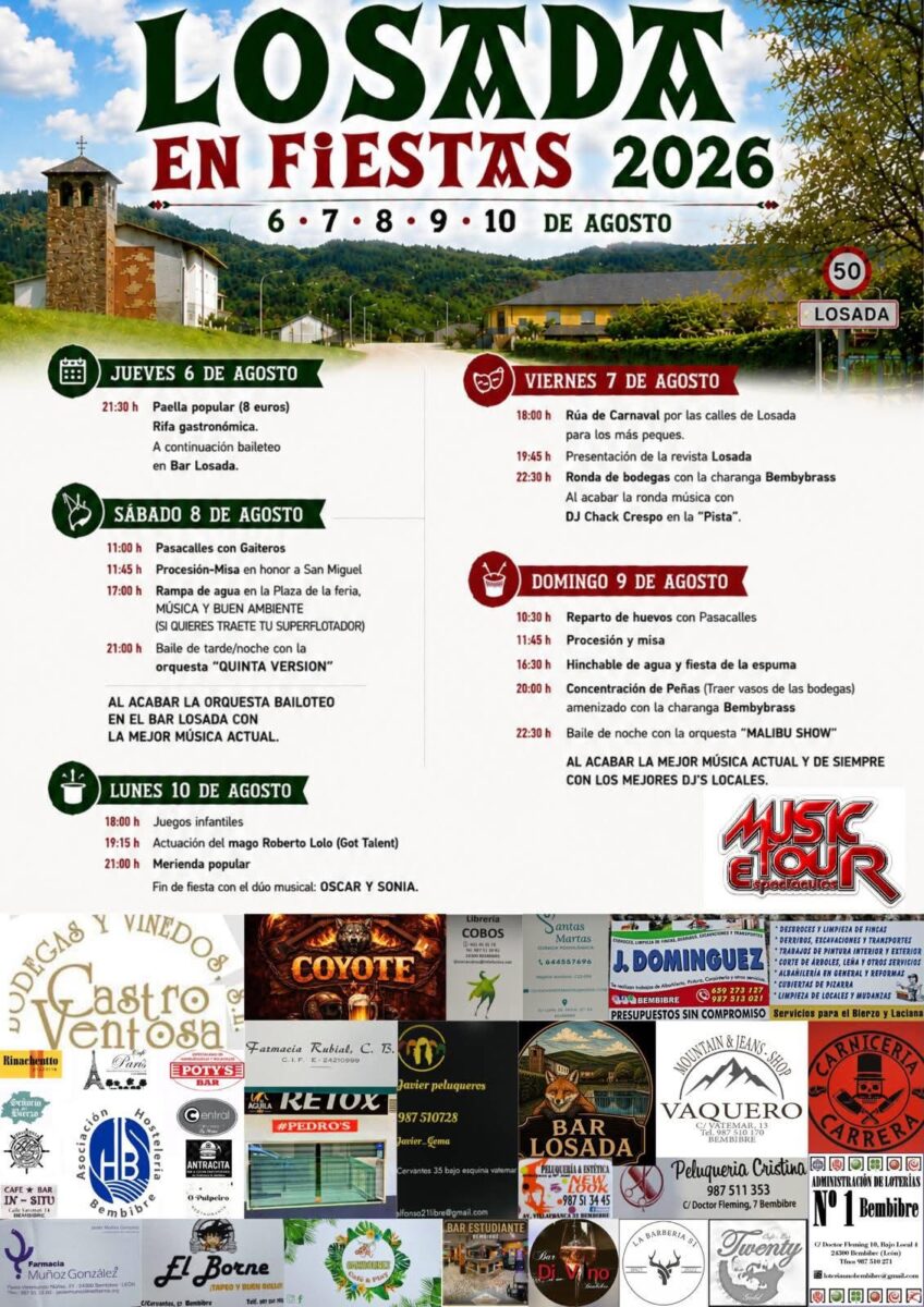 fiestas en losada