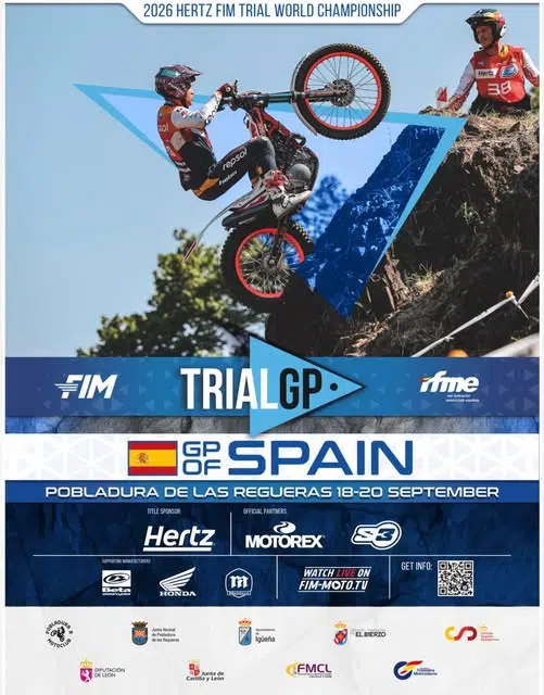 cartel 2026 Mundial de Trial - Pobladura