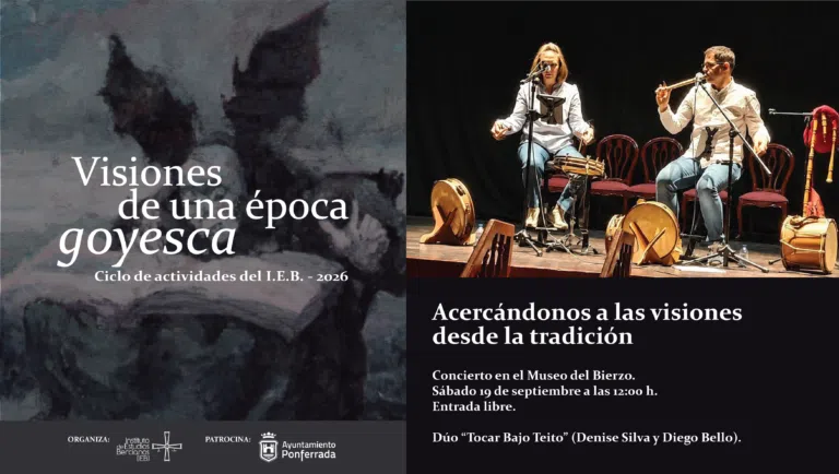 Concierto del dúo “Tocar Bajo Teito” en el Museo del Bierzo