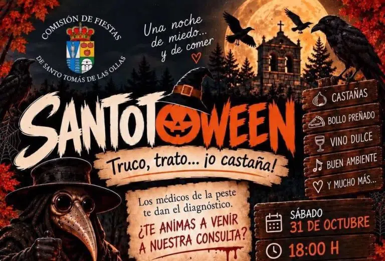 Halloween en Santo Tomás de las Ollas 2026: Santotoween con magosto