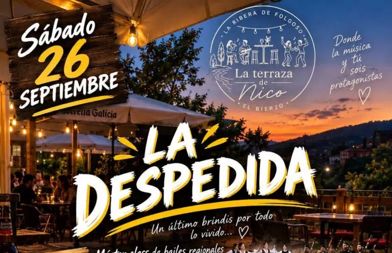 La Despedida de La Terraza de Nico 2026 en La Ribera de Folgoso