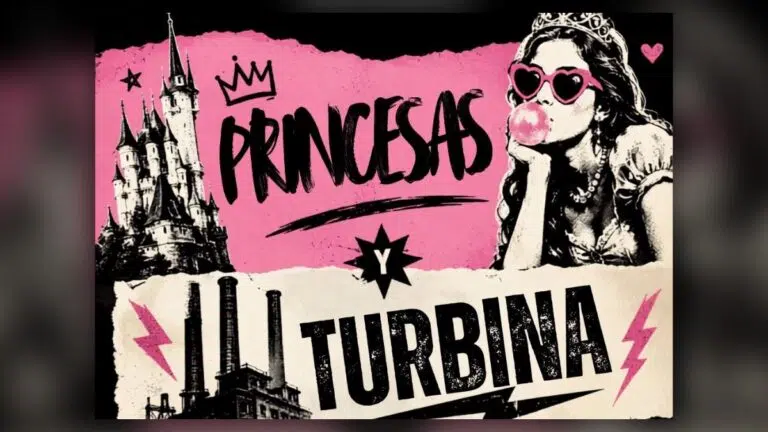 Princesas y Turbina, cartel del concierto en el pub Morticia de Ponferrada
