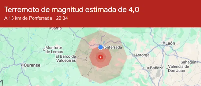 Terremoto en el bierzo